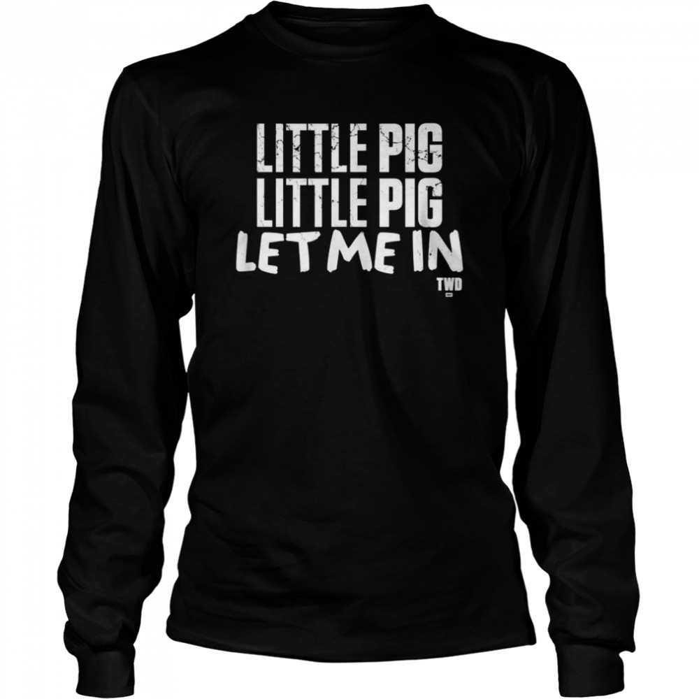 The Walking Dead Negan Little Pig  Long Sleeved T-shirt