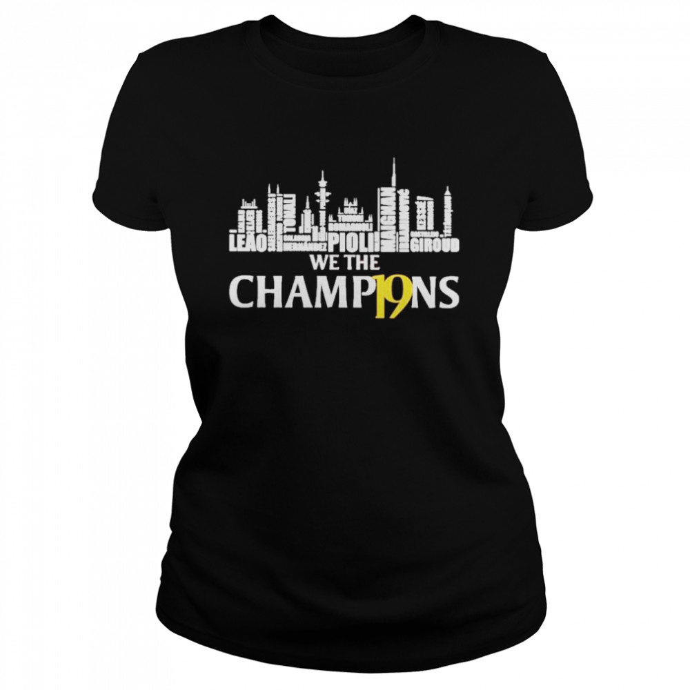 AC Milan City We the Champions 19 Shirt - Shirt