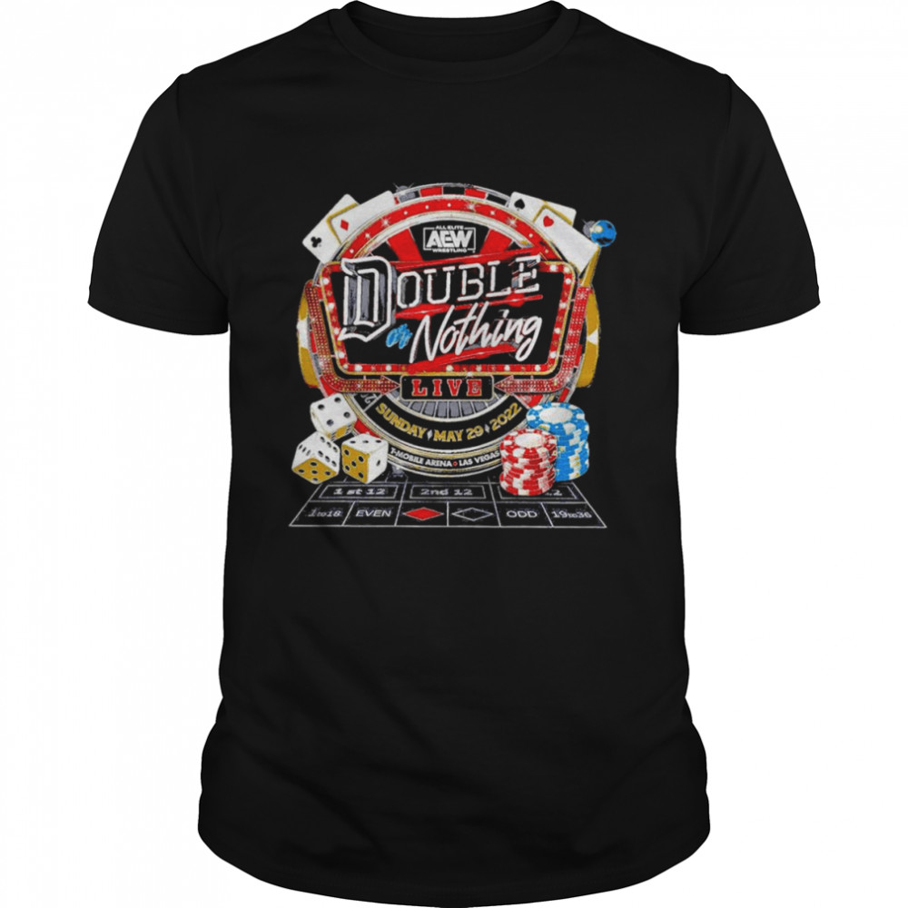 AEW Double or Nothing 2022 Event shirts