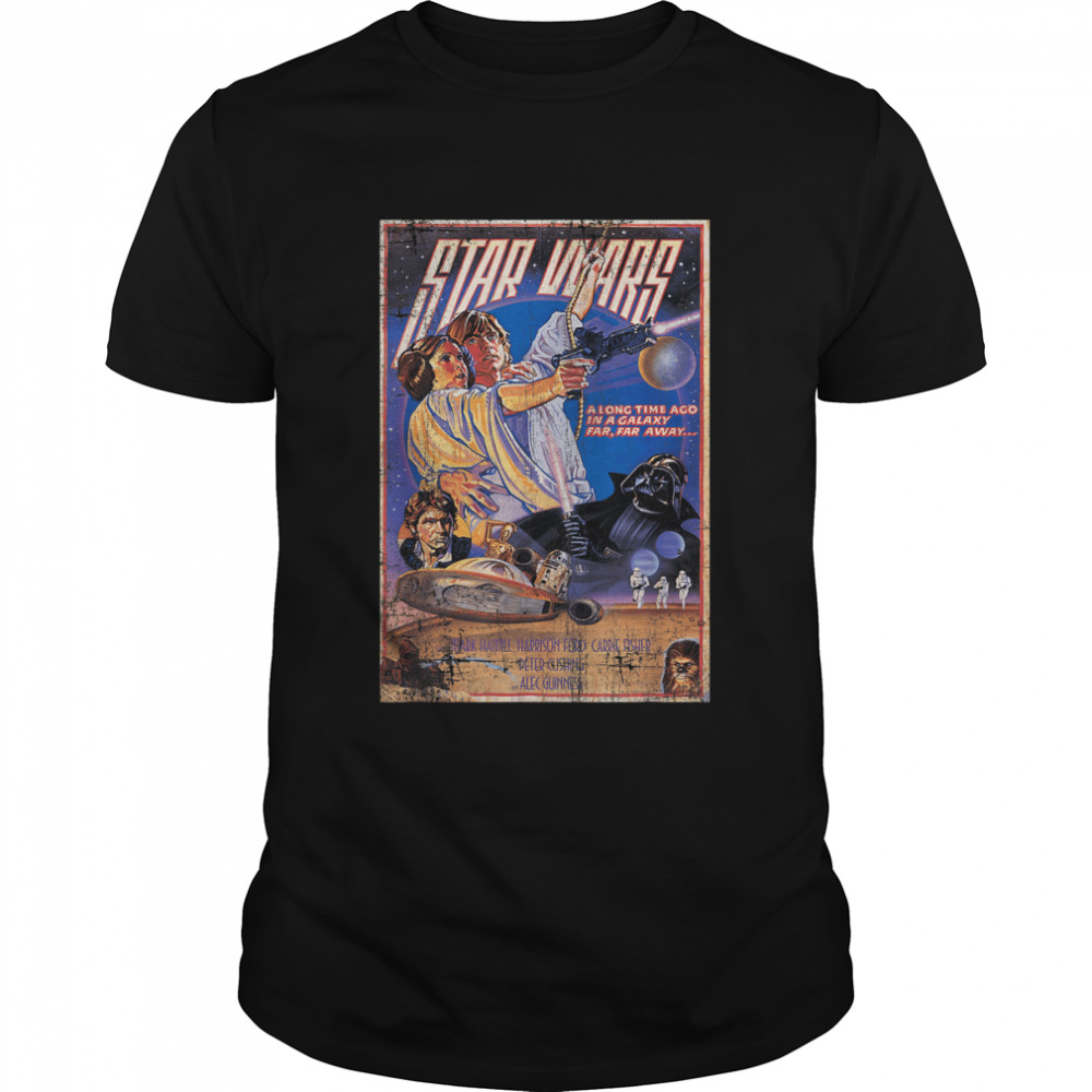 Star Wars Classic Vintage Movie Poster Graphic T- Classic Men's T-shirt