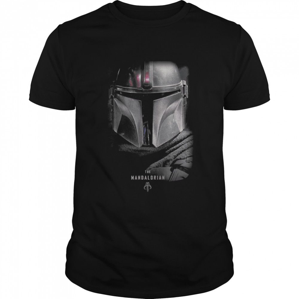 Star Wars The Mandalorian Dark Portrait T-Shirts