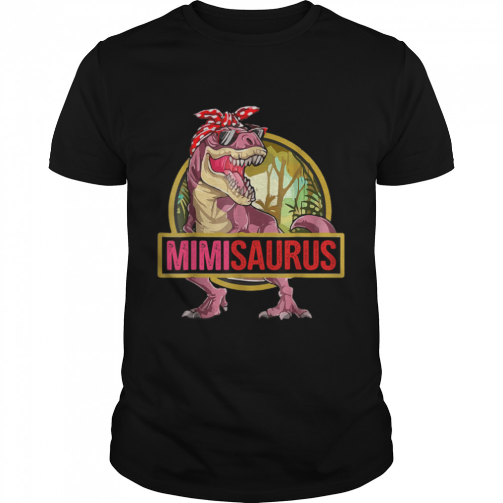 Mimisaurus T Rex Dinosaur Mimi Saurus Family Matching T-Shirt B0B2JXL4FL