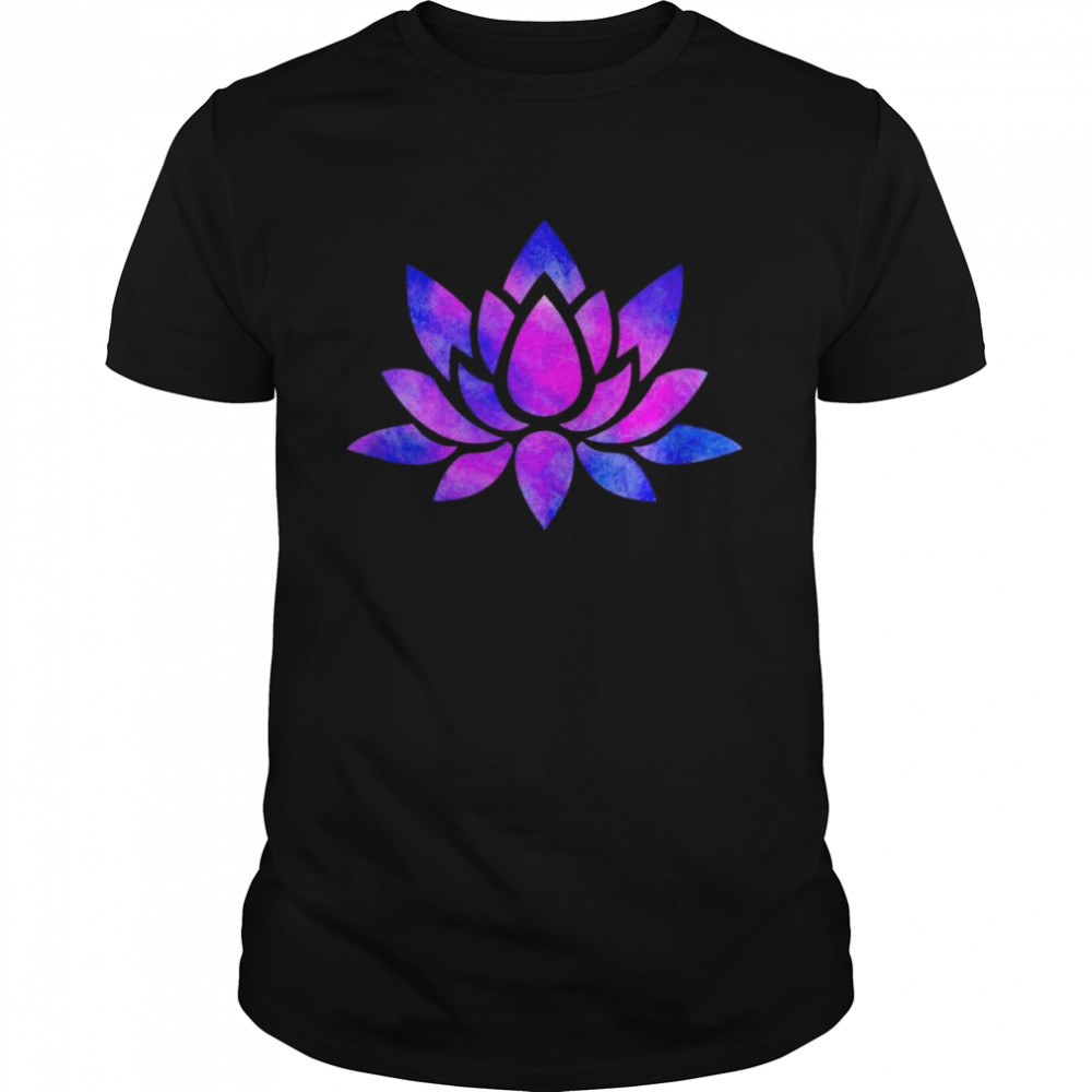 Pink and Purple Lotus Flower Shirt
