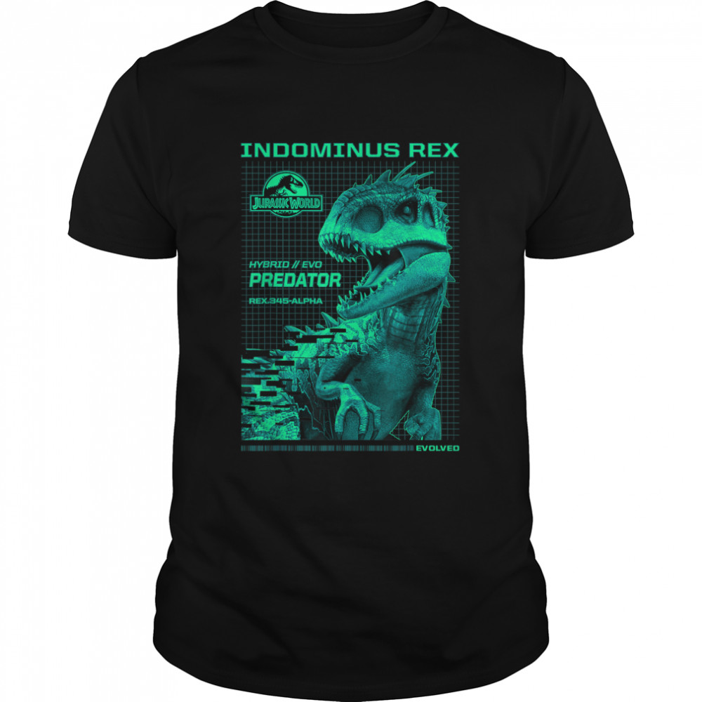 Jurassic World Indominus Rex Hybrid Predator Graphic T- Classic Men's T-shirt