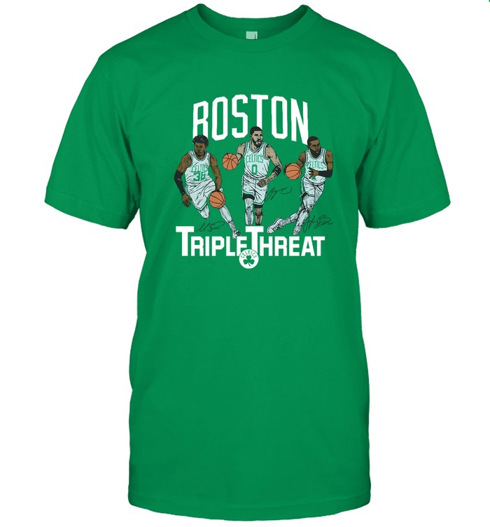 Marcus Smart Jayson Tatum Jaylen Brown Boston Celtics Tri-Blend T-Shirts