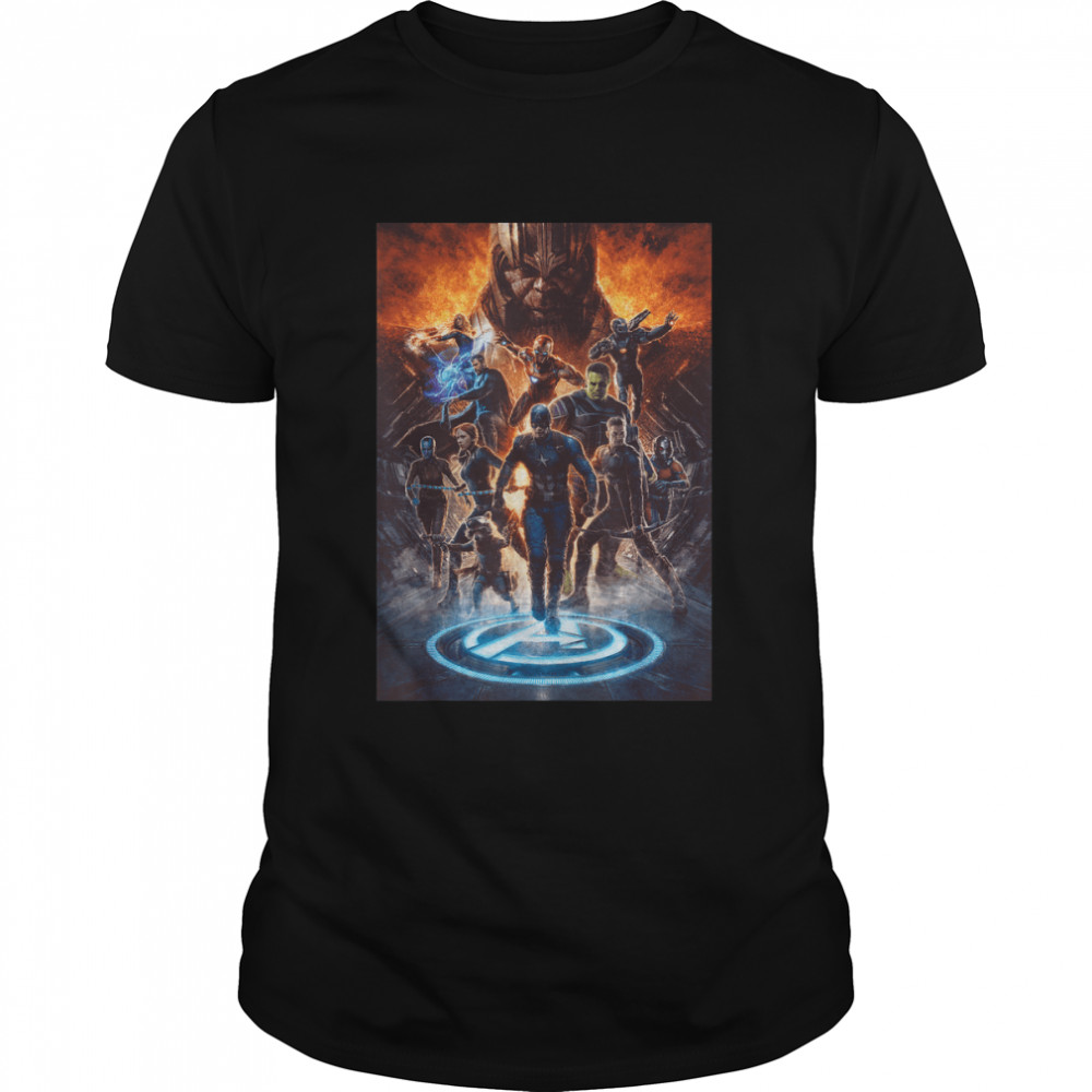 Marvel Avengers Endgame Earth's Mightiest Heroes T- Classic Men's T-shirt