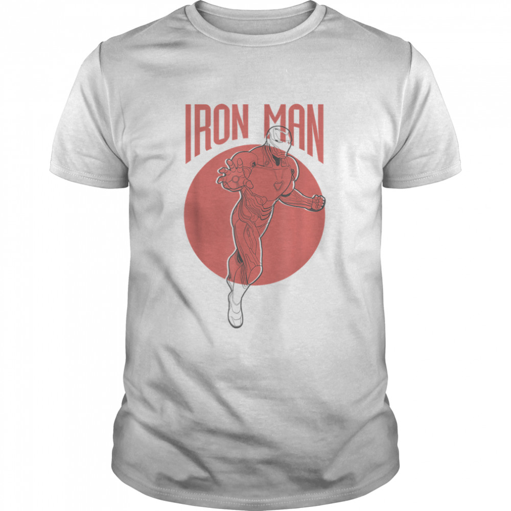 Marvels Avengerss Endgames Irons Mans Outlines Posters Graphics shirts