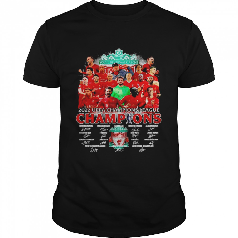 2022 UEFA Champions League Champions signatures shirt Classic Men's T-shirt