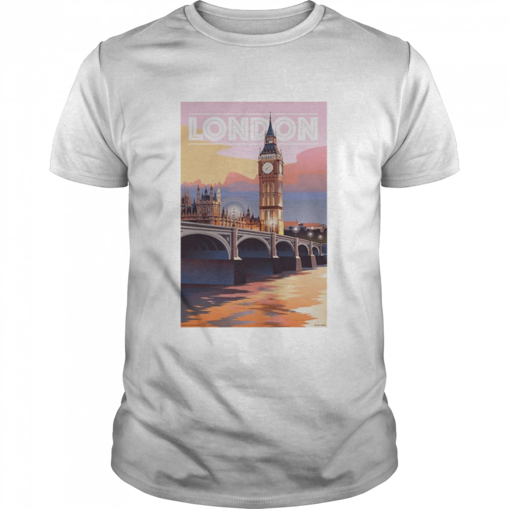 London at Night Classic T-shirt Classic Men's T-shirt