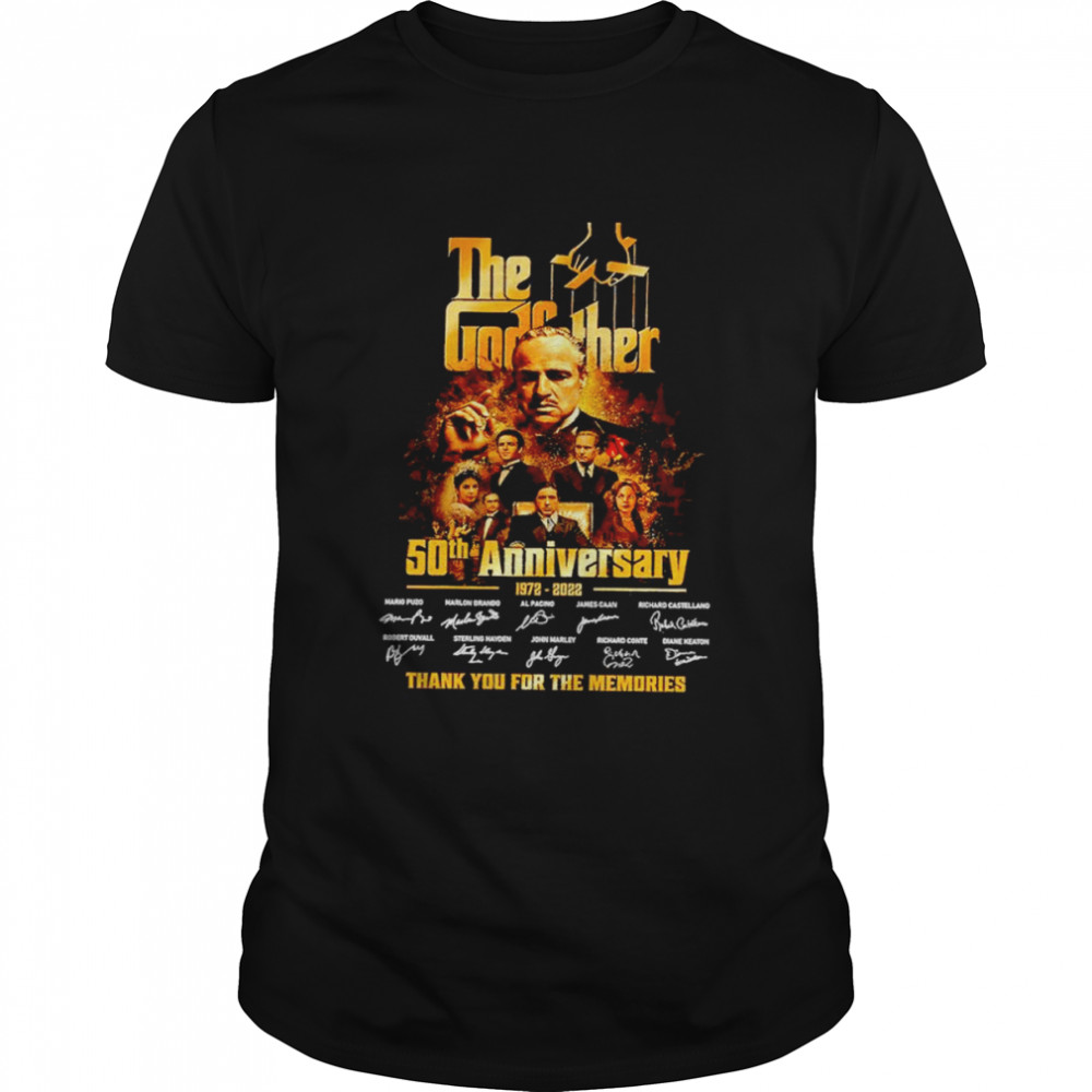 The Godfather 50th anniversary 1972 2022 shirts