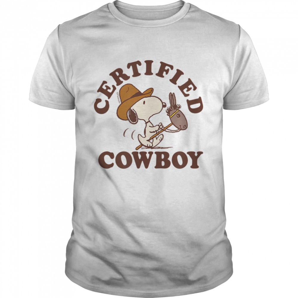 Peanuts - Certified Cowboy Snoopy T-Shirt