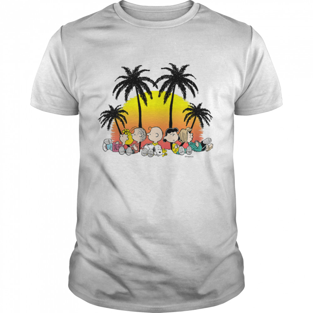 Peanuts - Snoopy Tropical Peanuts Premium T-Shirts