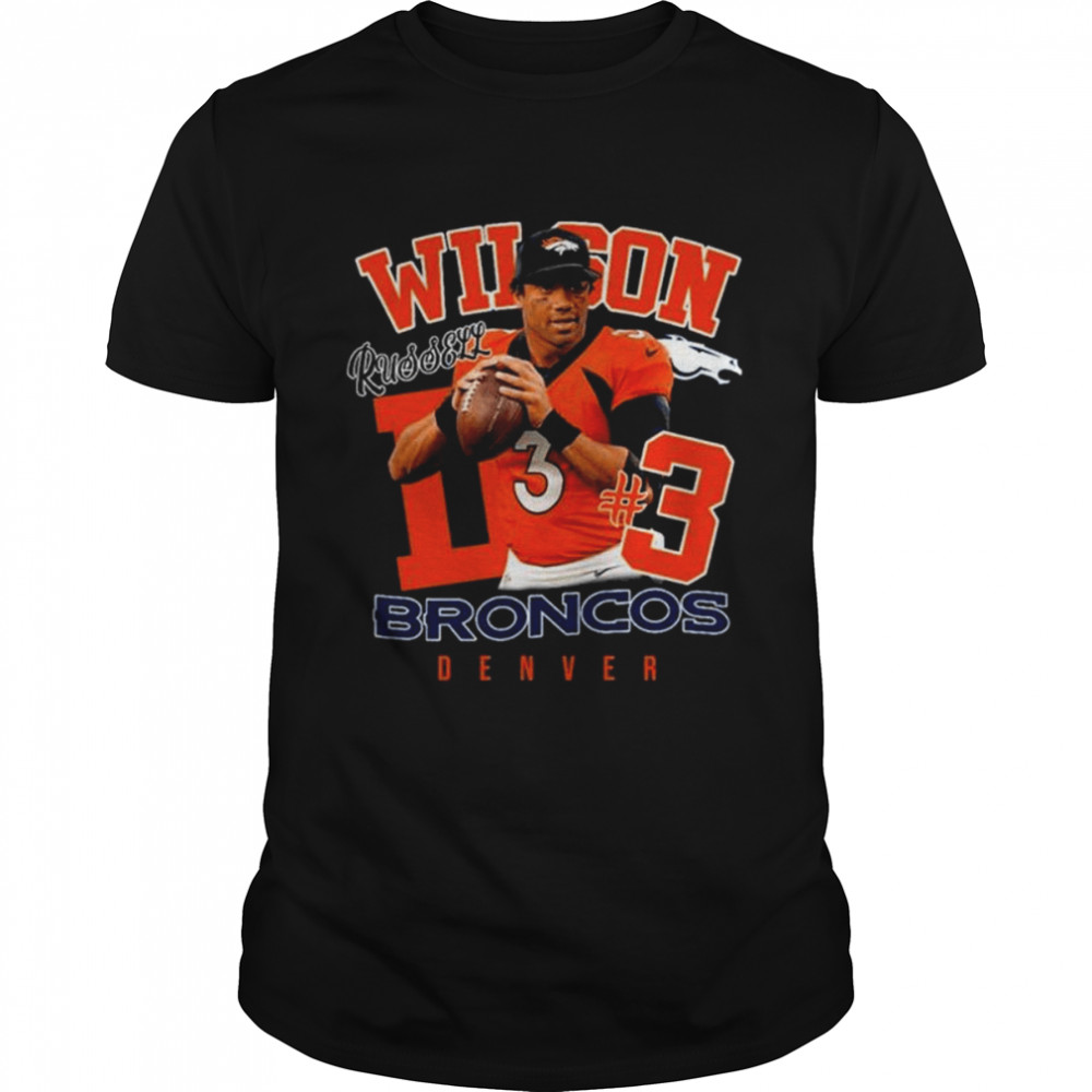 Russell Wilson Denver Broncos t-Shirt