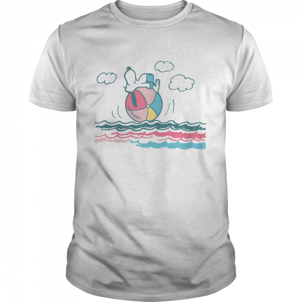 Snoopy Beach Ball Premium T-Shirts