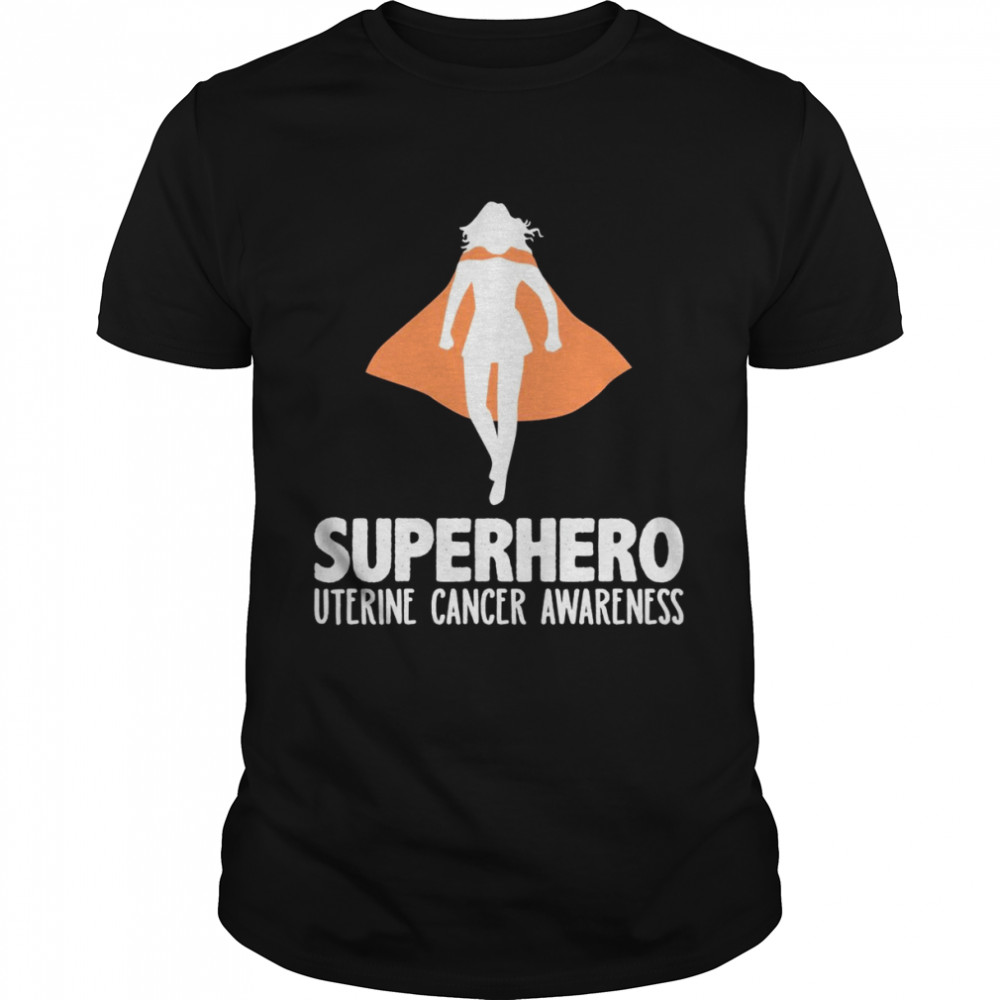 Superhero Uterine Cancer Awareness Shirts