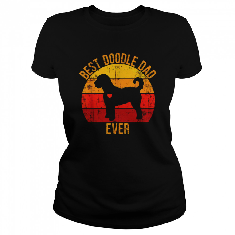 Best Doodle Dad Ever Vintage Retro Classic Women's T-shirt