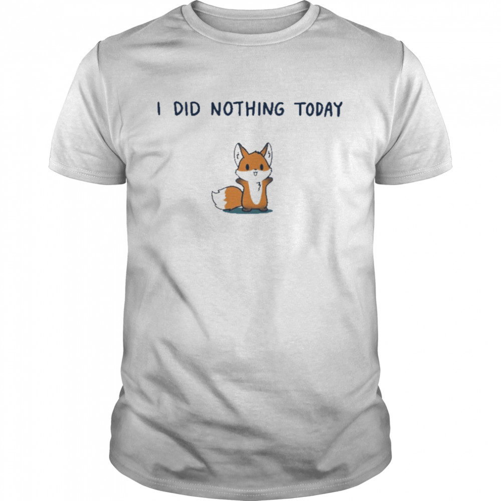 I Did Nothing Today Classic Men's T-shirt