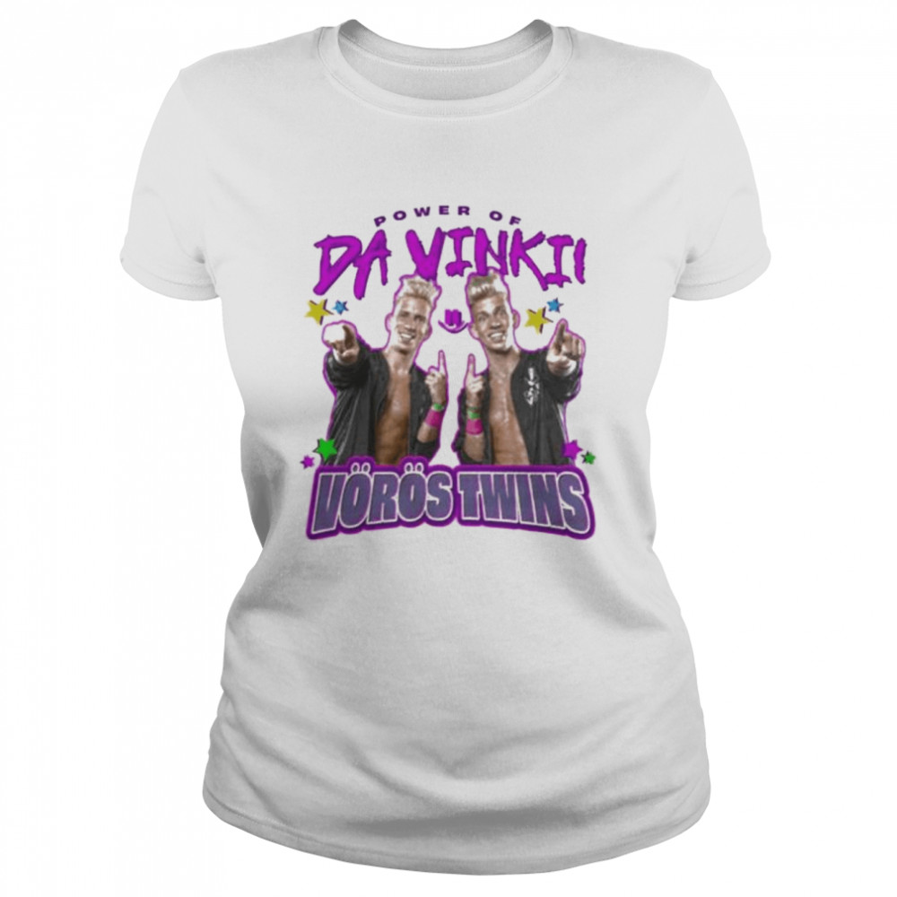 Rare insults power of da vinki voros twins shirt Classic Women's T-shirt