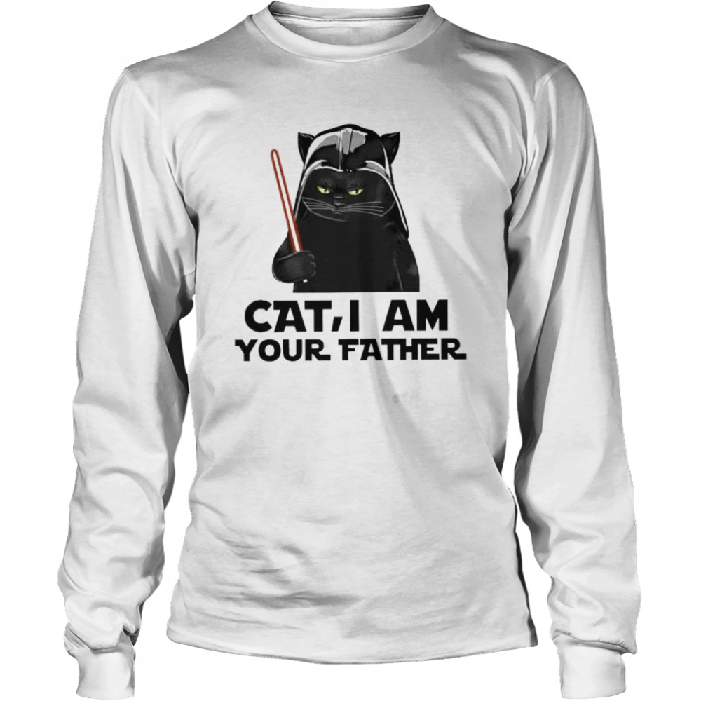 Star Wars Cat I am your father shirt Long Sleeved T-shirt