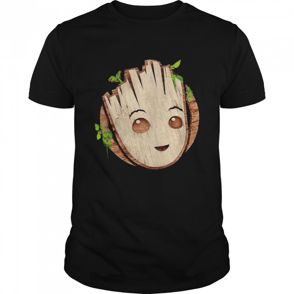 I am Groot Cute Smiling Groot Face shirts