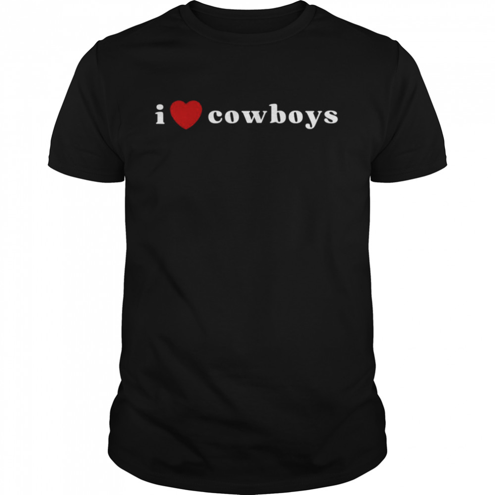 I Heart Cowboys I Love Cowboys Classic Men's T-shirt