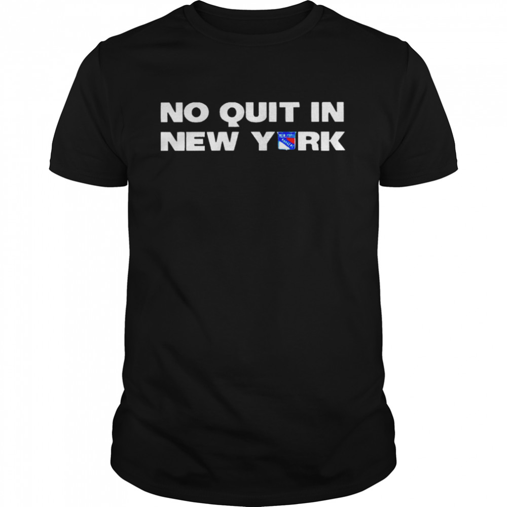 No Quit In New York Rangers logo 2022 T-shirts