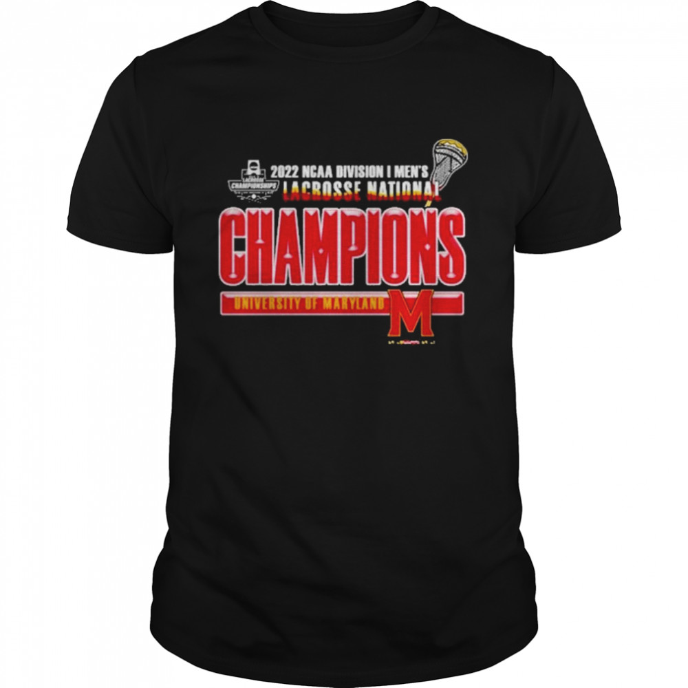 University Of Maryland 2022 Ncaa Division I Mens’s Lacrosse National Champions TShirts