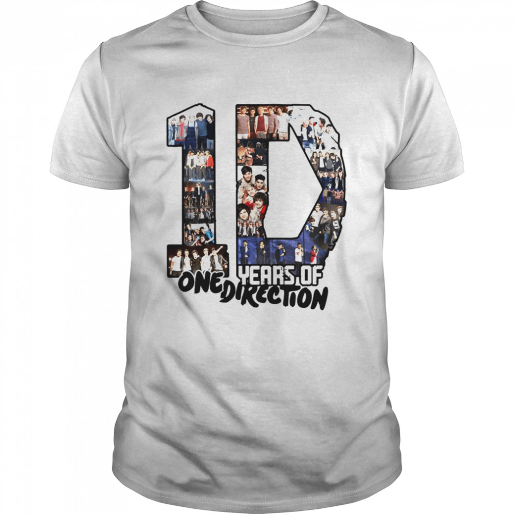 10 Years Of 1 D One Direction Unisex T-Shirts