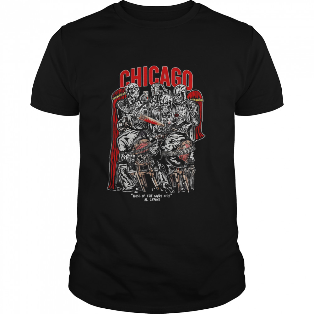 Warren Lotas Chicago Bulls Boss Of The Windy City Al Capone NBA t shirts