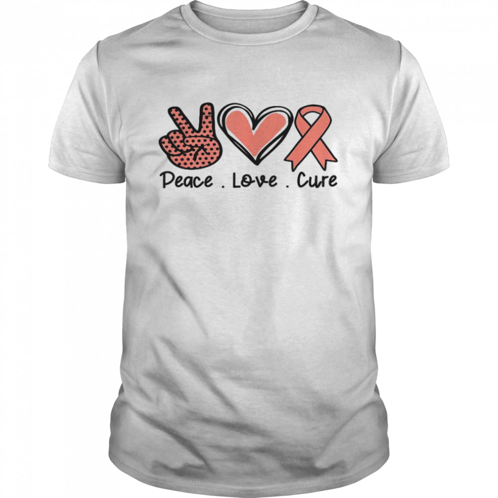 National HIV Testing Day Ribbon Peace Love Cure Faith Shirts