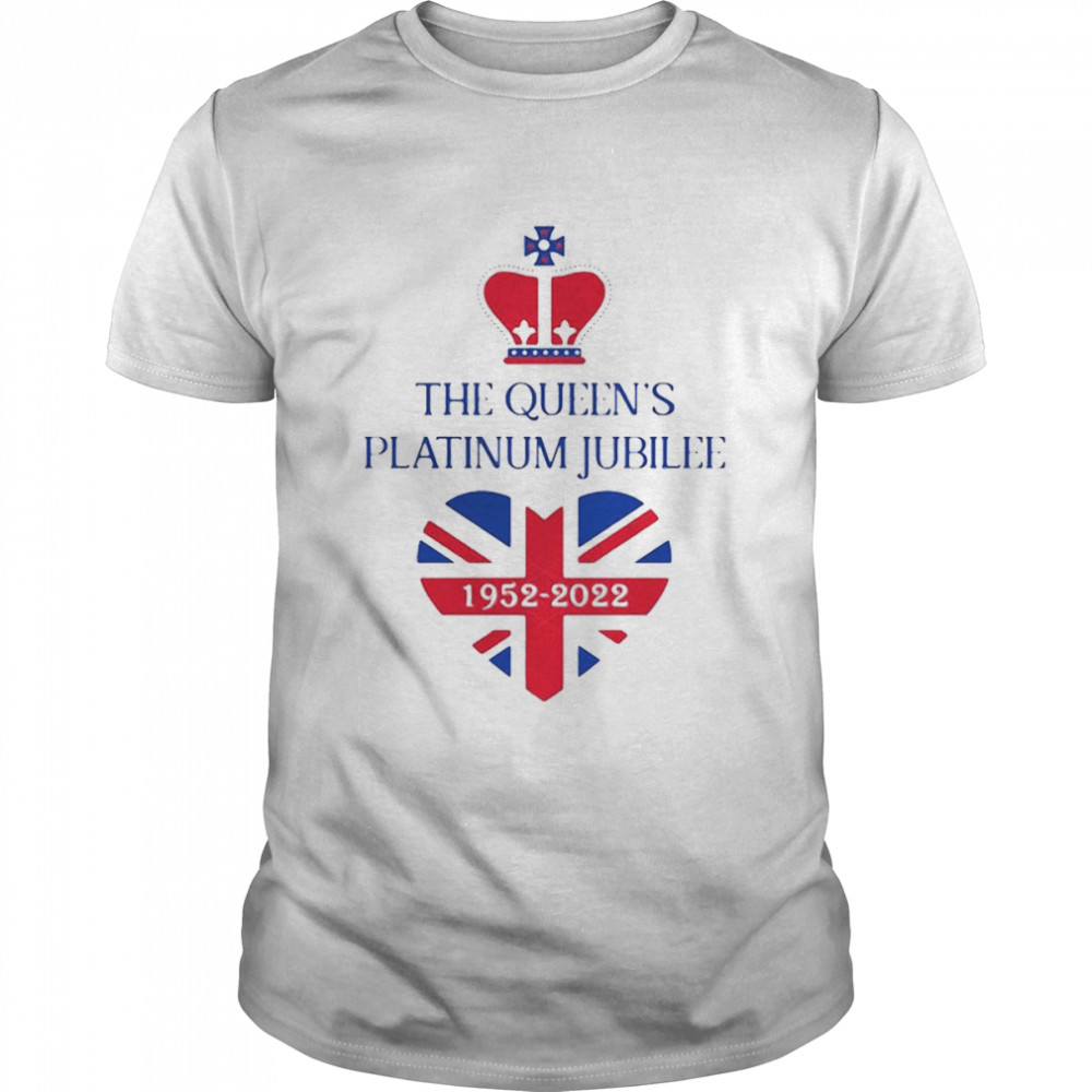 Queen Elizabeth Platinum Jubilee The Queens’s Heart 1952 2022 Shirts