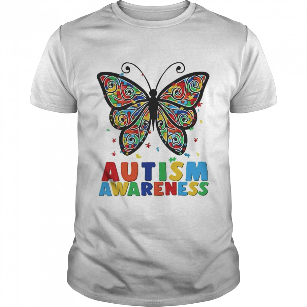 Butterfly Autism Awareness 2022 tee shirts