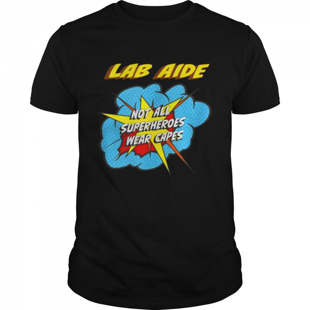 Lab Aide Superhero Job Tank ShirtTop Shirts