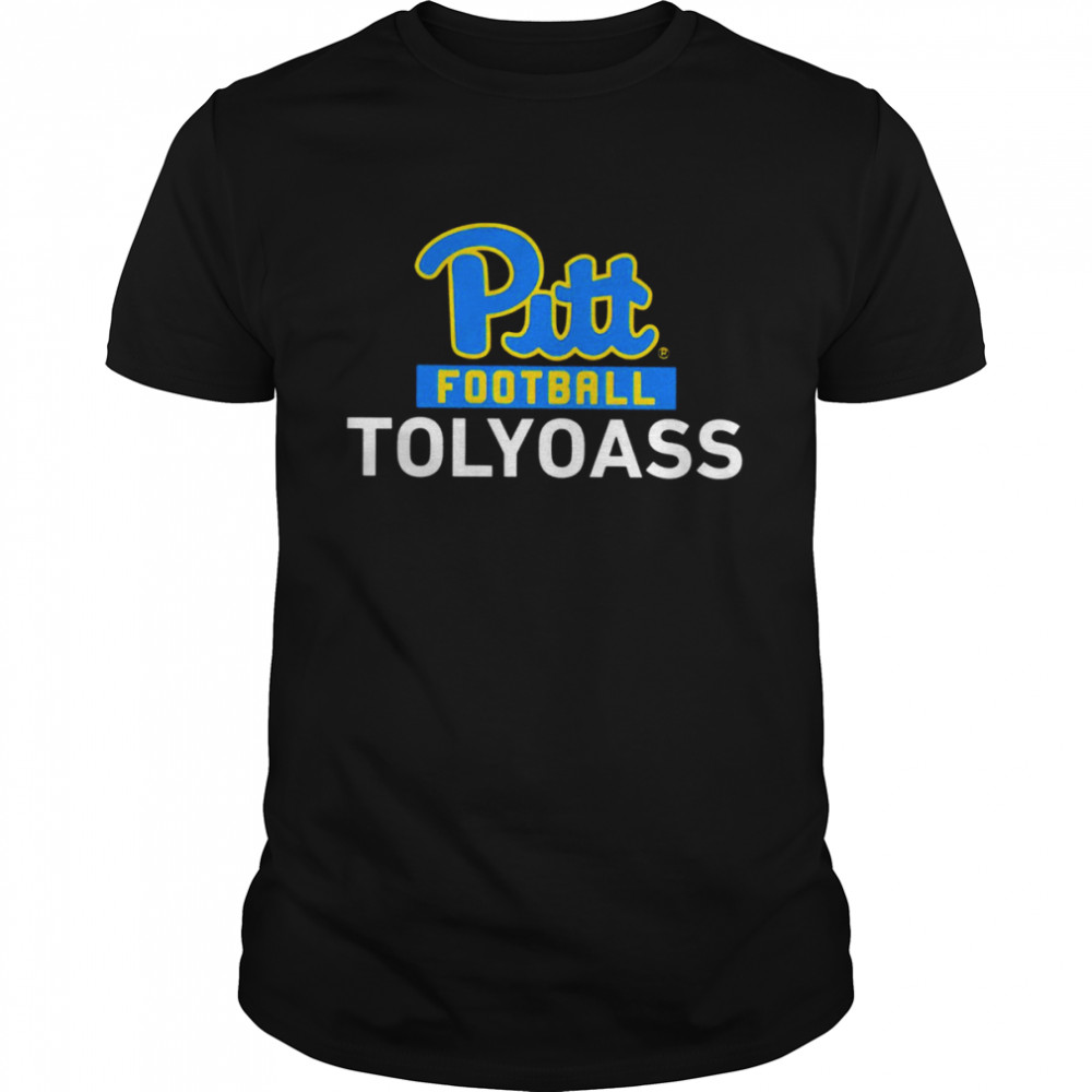 Pittsburgh Panthers Pitt Football Tolyoass logo T-shirt Classic Men's T-shirt