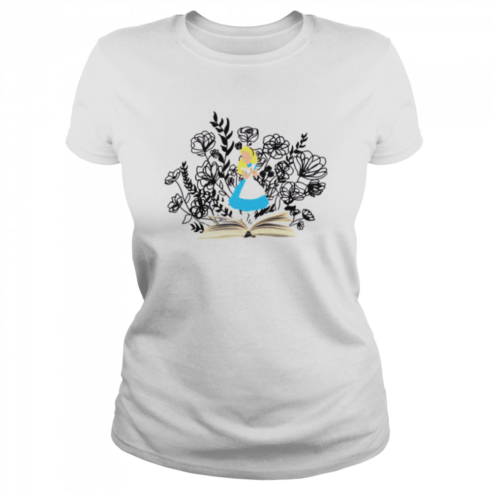 Original Book Coming To Life Alices Adventures In Wonderland shirt Classic Women's T-shirt