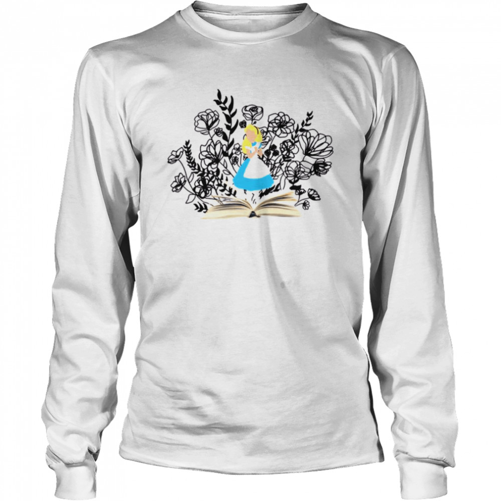 Original Book Coming To Life Alices Adventures In Wonderland shirt Long Sleeved T-shirt