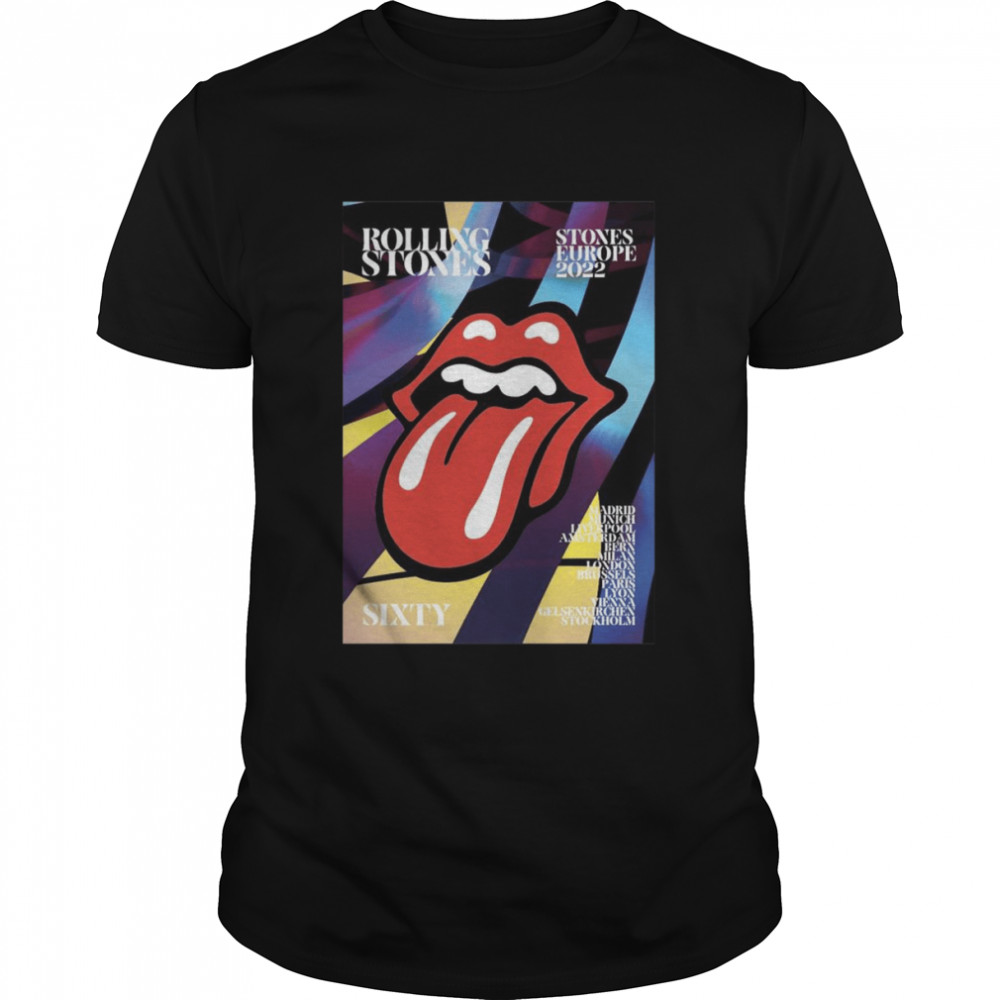 SIXTY Anniversary Tour Admat Litho Shirts