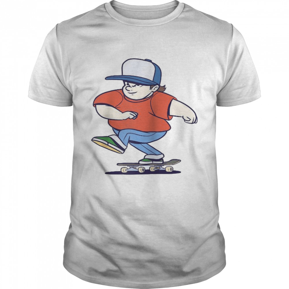 Skater Cartoon Skateboarder Ridingkateboard Shirt