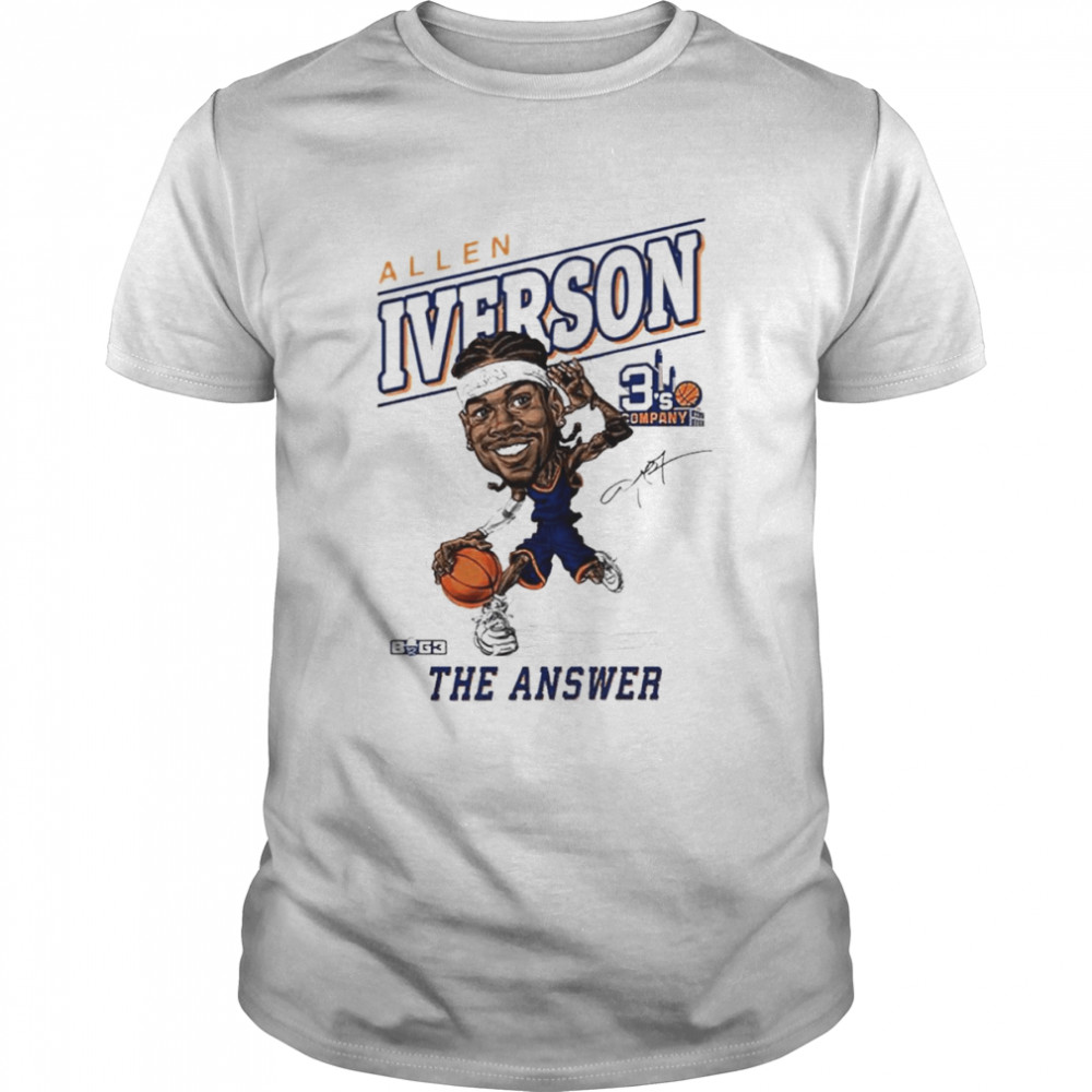 Allen Iverson the answer t-shirts
