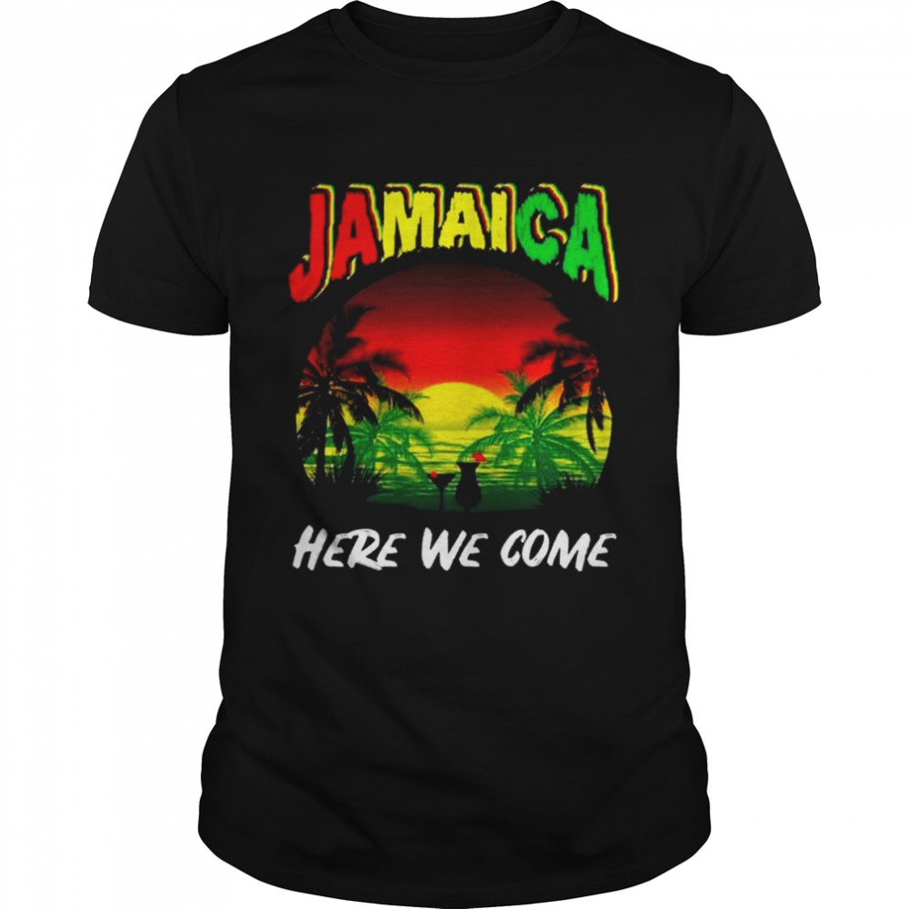 Jamaica here we come vintage shirt Classic Men's T-shirt