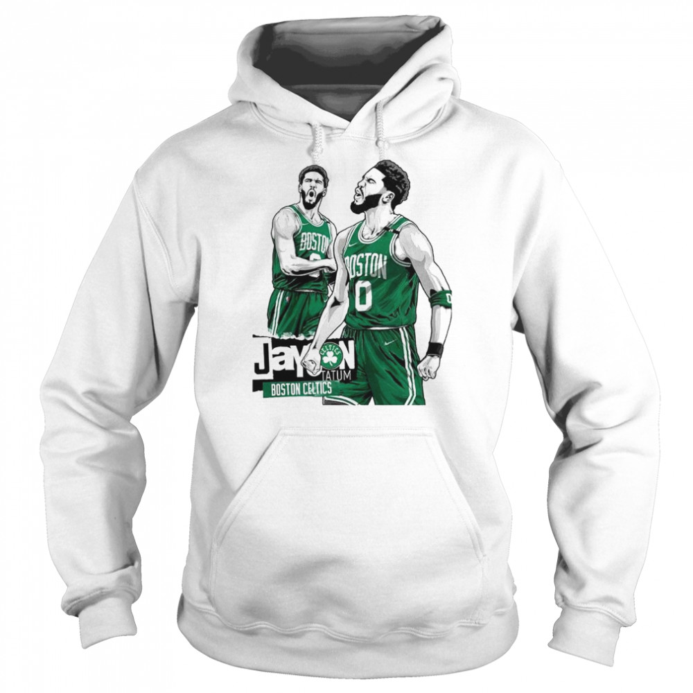 Hottertees Boston Celtics Jayson Tatum Cartoon Shirt