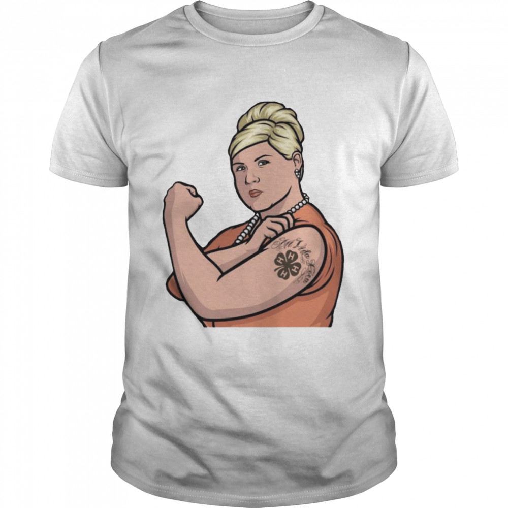 Pam From Flexing Her Muscles Active Archer Tv Show shirt