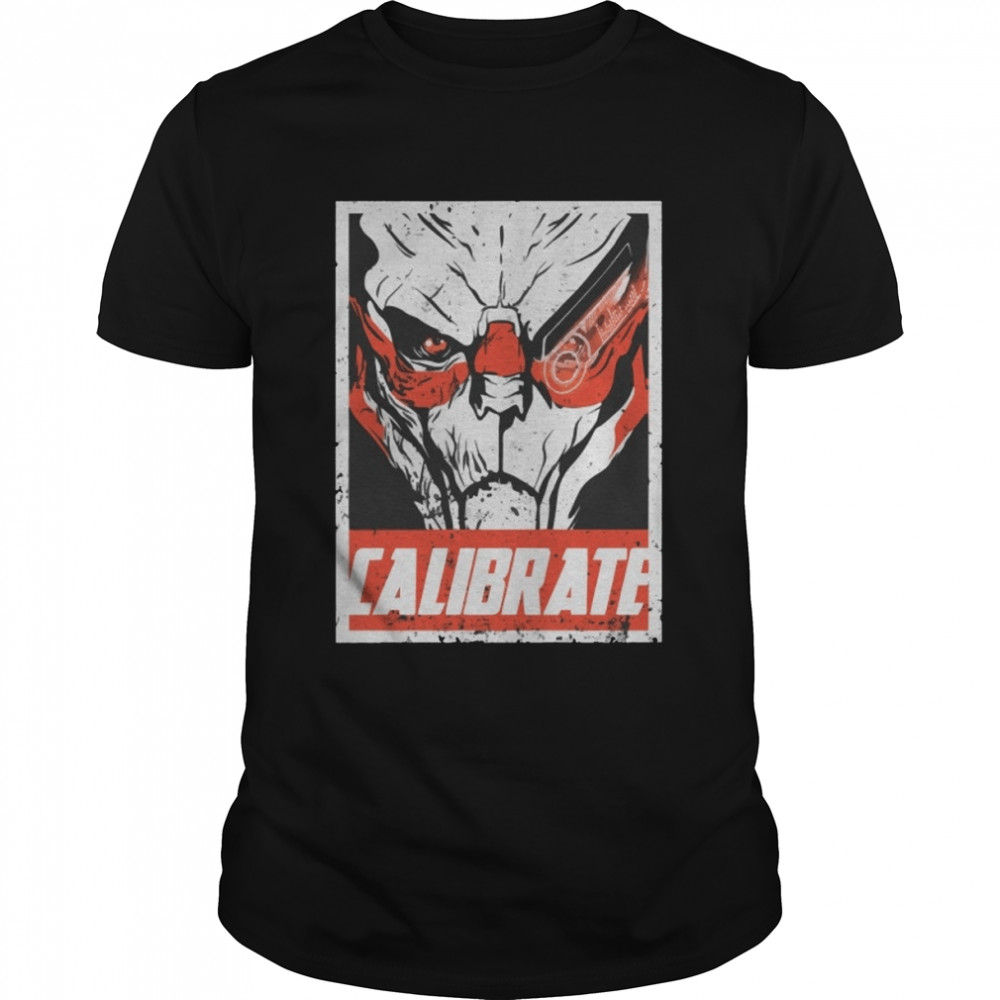 Calibrate Like A Vakarian Mass Effect Bioware For Gamers shirts