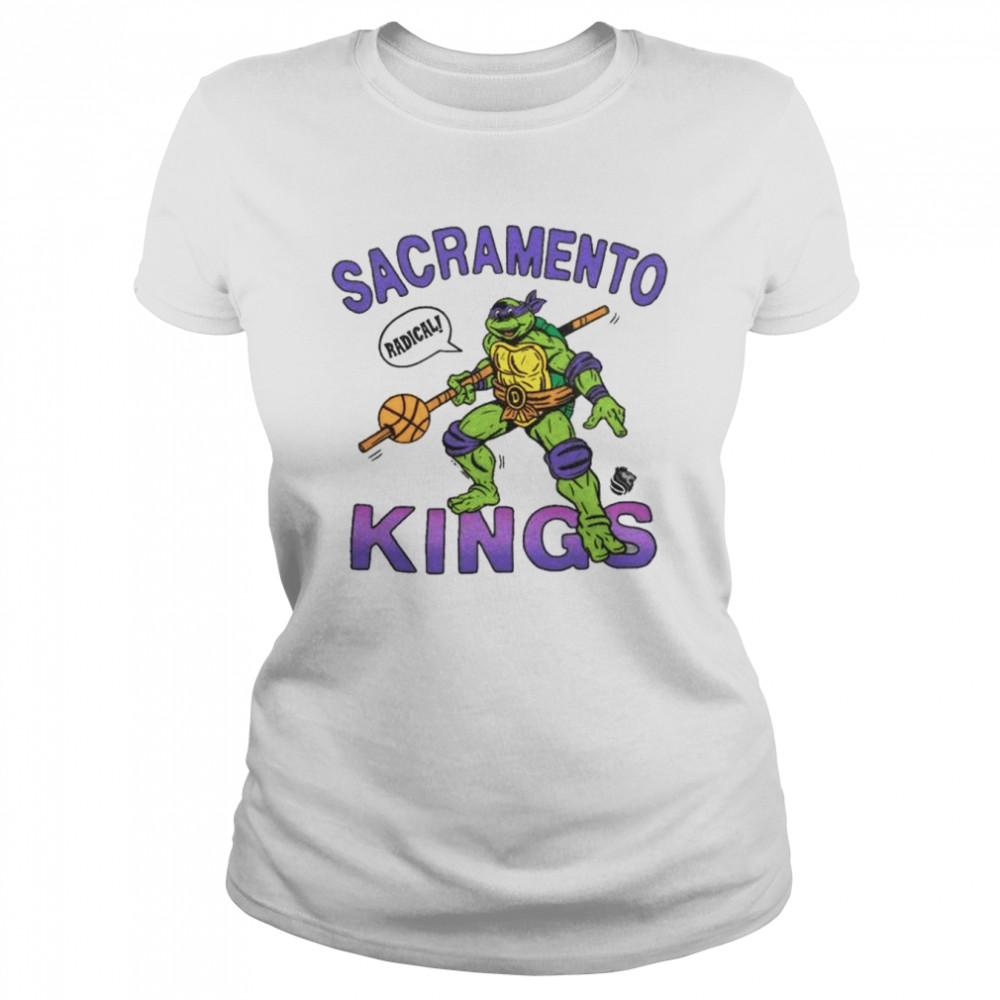 TMNT Donatello x Phoenix Suns T-Shirt from Homage | Purple | Retro Nickelodeon T-Shirt from Homage.