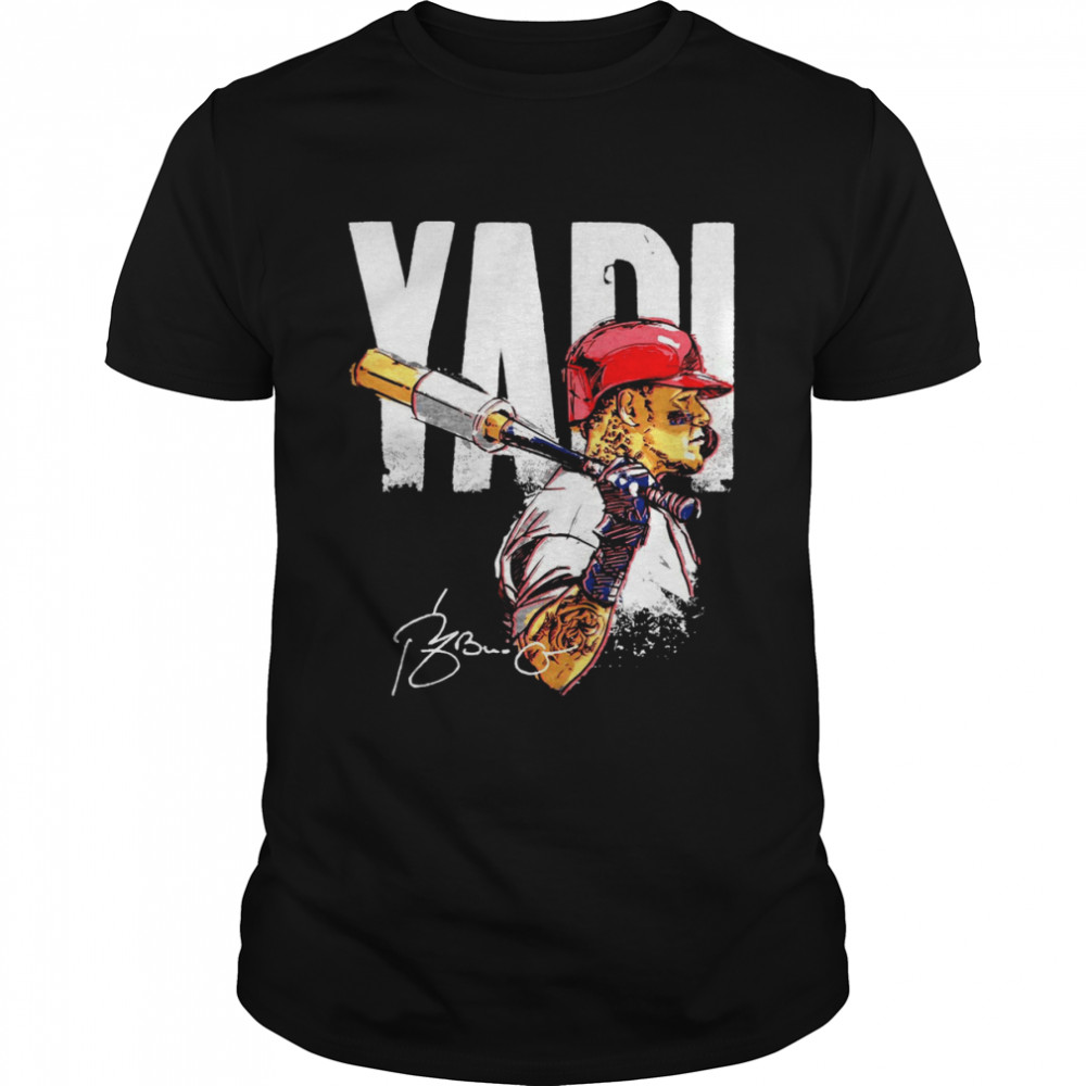 Yadier Molina signature T-Shirt - Guineashirt Premium ™ LLC