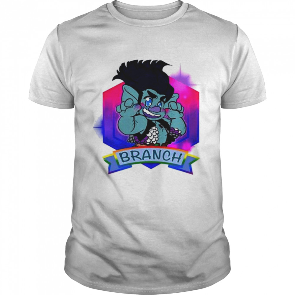 Pride Branch Trolls Movie Retro Art Unisex T-Shirts