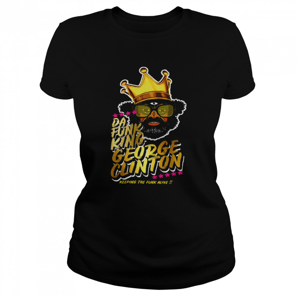 Da King Funkadelic Parliament Rock Band George Clinton shirt Classic Women's T-shirt