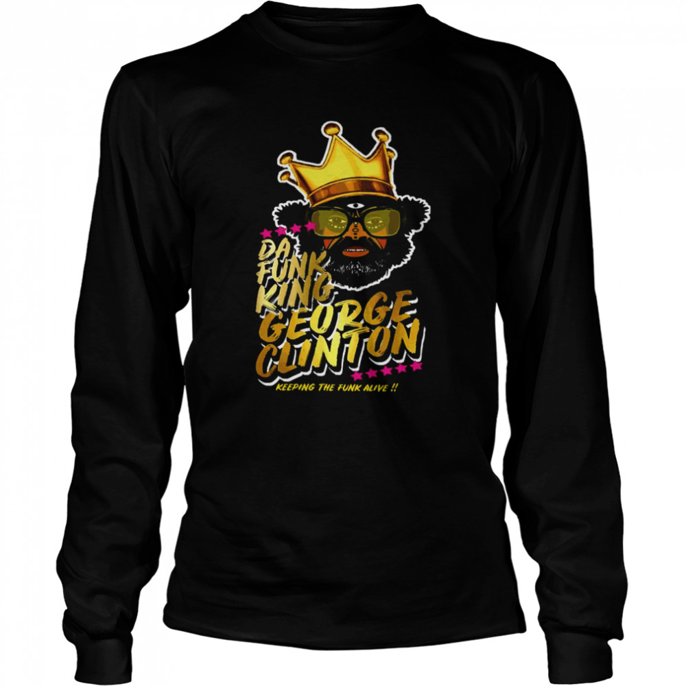 Da King Funkadelic Parliament Rock Band George Clinton shirt Long Sleeved T-shirt