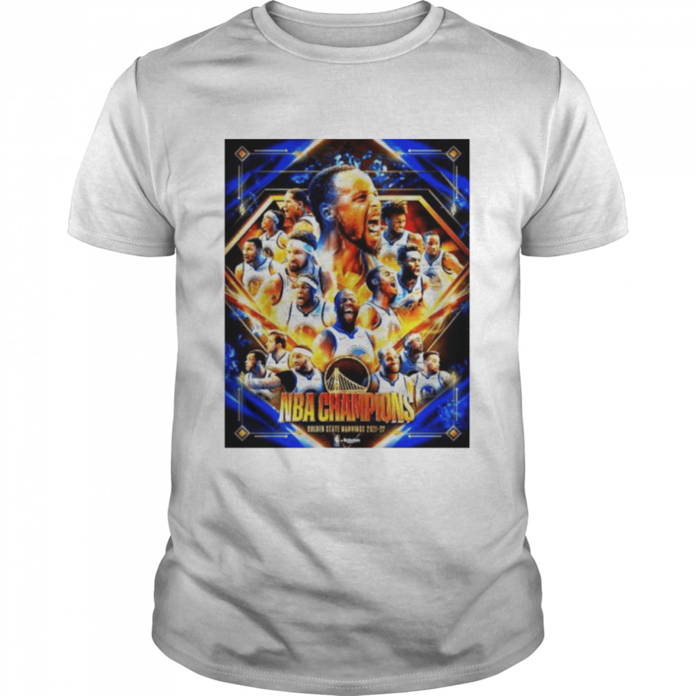 Golden State Warriors 2021-2022 NBA Champions Rakuten  Classic Men's T-shirt
