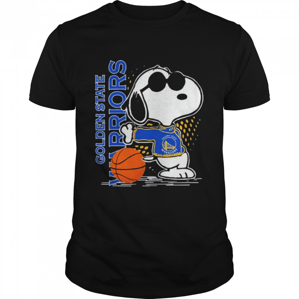 Golden State Warriors NBA Basketball Team Champions Snoopy T- Classic Men's T-shirt